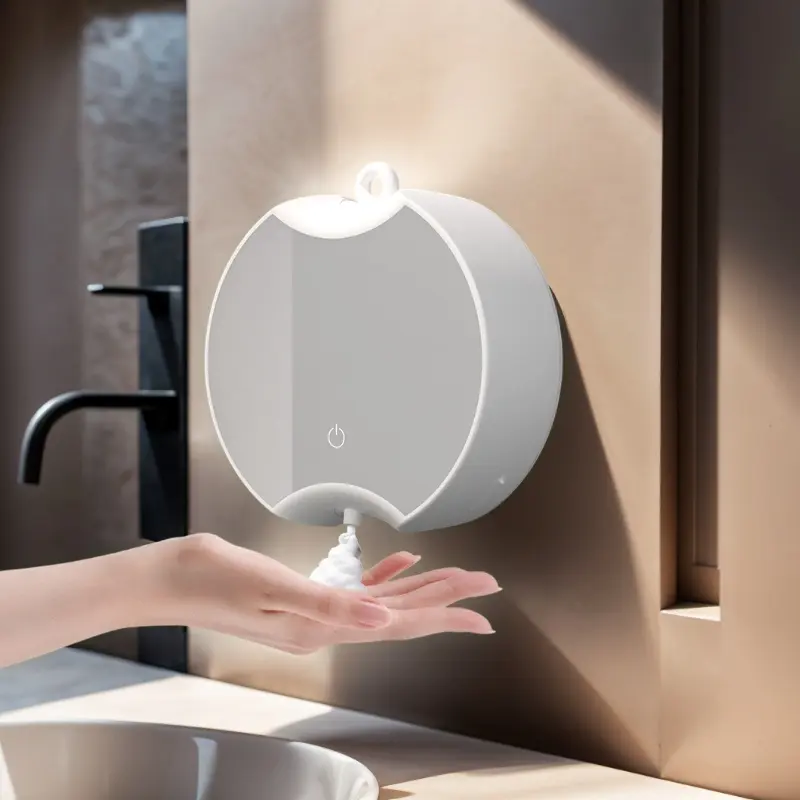 Dispositivos de lavado de manos montados en la pared Dispensador de jabón automático Dispensador de jabón táctil con sensor infrarrojo mejorado