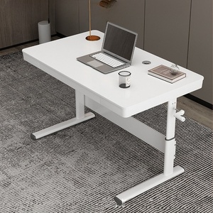 Modern Design MDF Material <strong>Computer</strong> Desk Manual Adjustable Revolving Office &amp; Learning Writing Household Workbench - Product Image 3