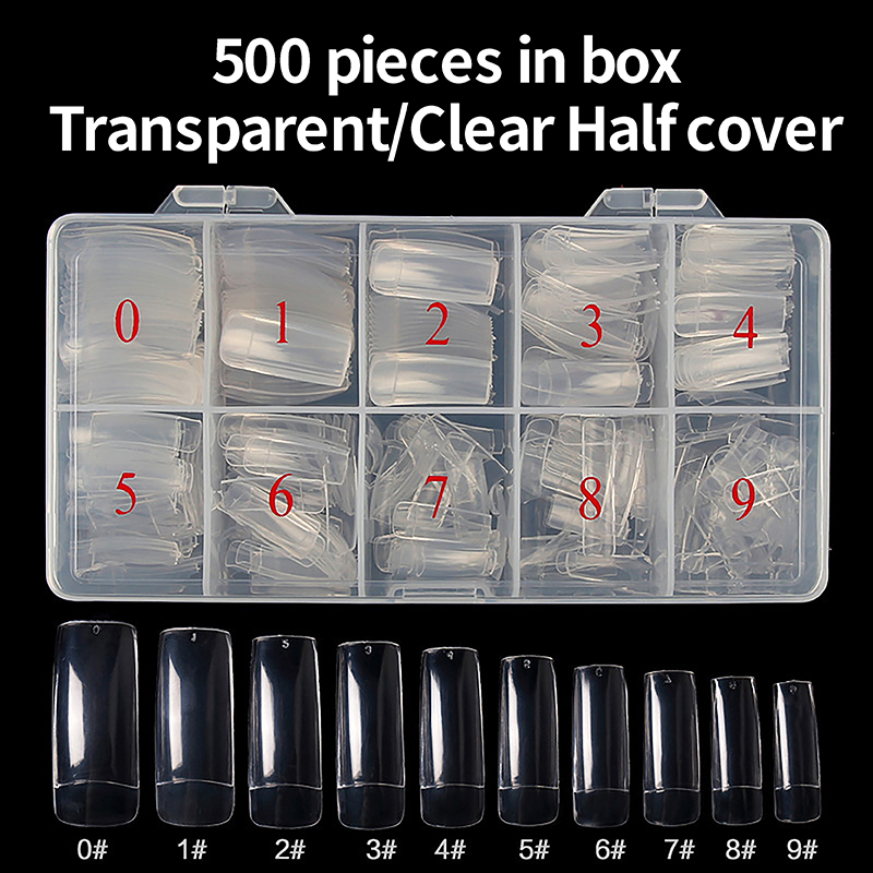 Demi-couverture transparente