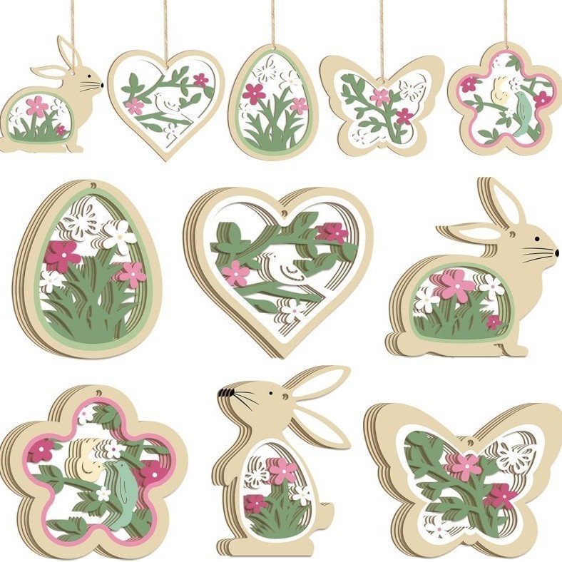 24 pièces vertes
