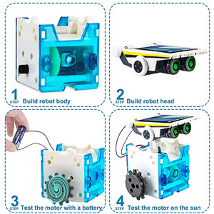 Hot <strong>Selling</strong> 12-in-1 DIY Kids Educational Solar Robot <strong>Toy</strong> <strong>New</strong> Designs in Set Packaging - Product Image 3