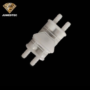 <strong>1</strong>/<strong>4</strong>&quot; POM Plastic Dual Tube Quick <strong>Coupling</strong> Shut Off Two Line Sleeve <strong>Coupling</strong> Water Air Double Hose Connector - Product Image 1
