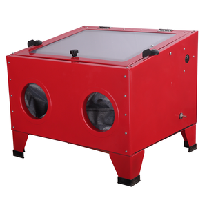 Üst-yükleme tezgah üstü kumlama dolabı 40-80 PSI güç 90L kapasiteli pas kaldırma aşındırıcı Blast kabine - Product Image 1