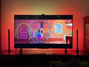 RGBIC ไฟแบ็คไลท์ Led TV,ไฟเชื่อมโยงรับชมภาพยนตร์พร้อมสีพื้นหลังทีวีทำงานร่วมกับกล้องไฟหลังทีวี LED