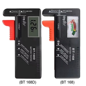 BT-168 /BT-168D Tester batteria puntatore/Display digitale batteria Volt Checker analizzatore batteria per cella a bottone AA AAA C D 9V 1.5V - Product Image 2