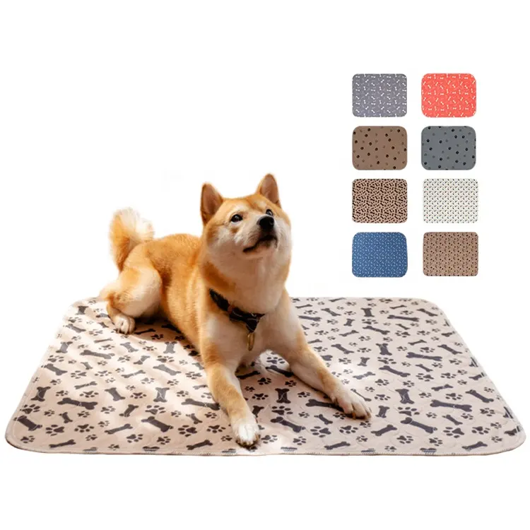 Tapis de dressage imperméable réutilisable à absorption rapide pour chiots Tapis de pipi lavable pour chiens