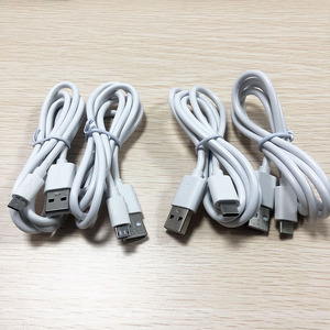 公司信息标志定制5V2A仅充电微型B USB C电缆，带包装拉链顶部锁塑料线拉链袋，适用于亚马逊 - Product Image 4