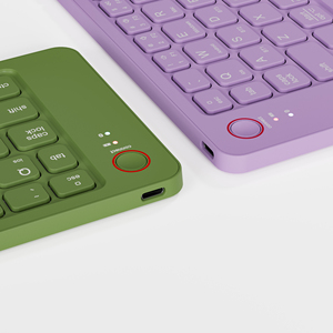 Compatible con múltiples dispositivos de carga rápida teclado inalámbrico Bluetooth ordenador portátil plegable Mini teclado inalámbrico