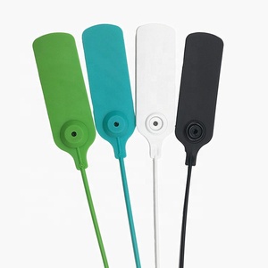 Alta calidad personalizado desechable antirrobo numerado Tamper Hangtag String Lock Cable etiquetas con logotipo de impresión - Product Image 1
