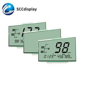 Benutzer definiertes monochromes HTN 7-Segment-LCD-Anzeigemodul für Elektromotor räder mit Segment-LCD-Display