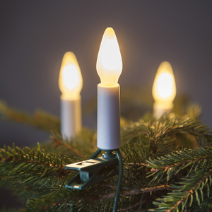 C6 E10 tabanı noel ağacı işık dize yedek ampul LED Filament 34V0.2W açık dekorasyon - Product Image 6