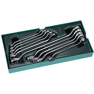 SATA-09905 10 adet çift kutu son anahtarı araba tamir aracı setleri profesyonel mekanik araç seti - Product Image 3