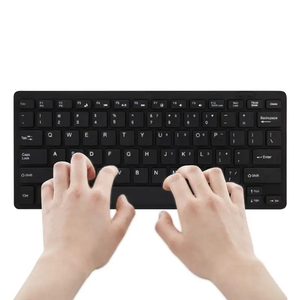 Teclado 78 teclas Mute Ultra delgado con cable Mini interfaz USB Computadora de escritorio Teclado de idioma pequeño - Product Image 6