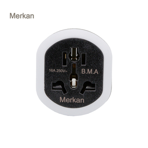 Merkan通用旅行适配器、国际旅行适配器可拆卸插头、交流插座A/C/G/E/F型电源适配器 - Product Image 4