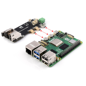 <strong>Raspberry</strong> <strong>Pi</strong> 5 Micro high definition to high definition adapter board dual 4K output expansion board compatible with PI4B - Product Image 5