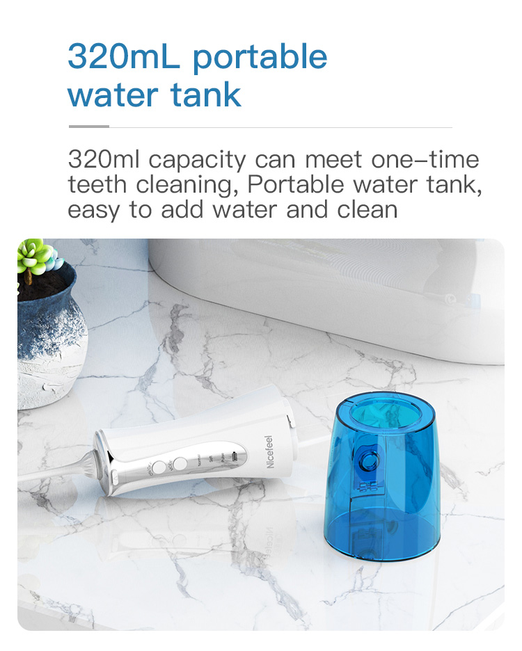 DC5V Oral Care Water Flosser RoHS Portable Water Jet Teeth Flosser