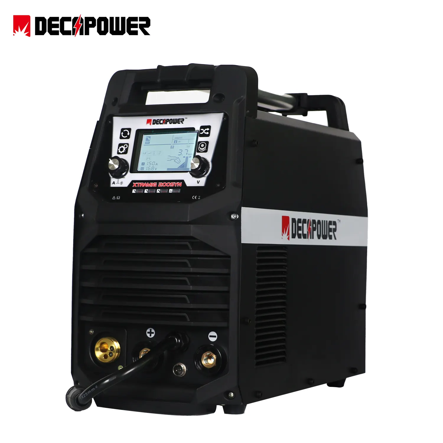 Decapower ALL-IN-ONE IGBT Inverter 200A MMA TIG MAG FLUX Welding MIG welder with LCD