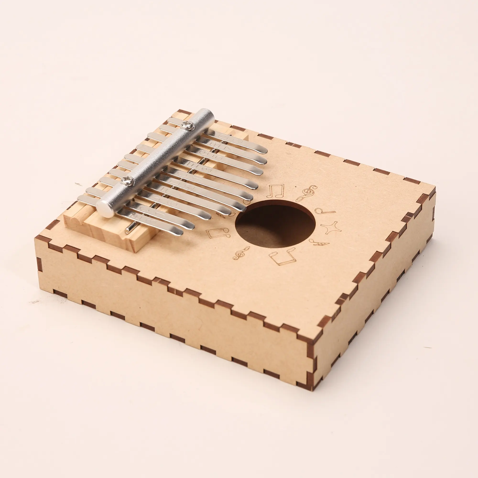 Kit di apprendimento fai-da-te stelo in legno fai-da-te Kalimba Kids Science Project for Music