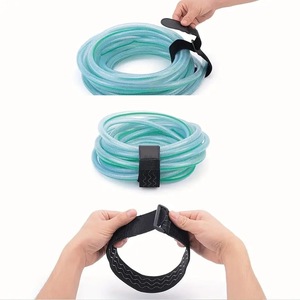 Correa de hebilla de gancho y bucle elástico antideslizante con respaldo de silicona correas de seguridad multiusos correa de bicicleta - Product Image 2