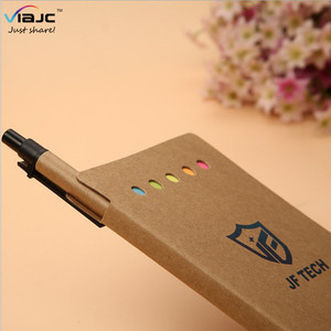 Personalizzato notebook sticky note di Auto-Adesivo colorato sticker bookmark notepad memo pad con penna set di stampa di marchio - Product Image 3