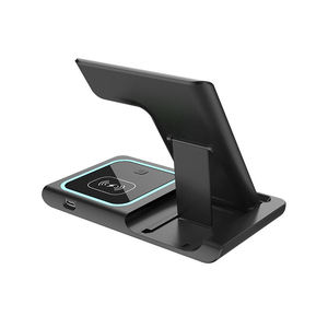 Multifunctional 15w 3 in <strong>One</strong> Wireless <strong>Charger</strong> Led Fast Charging Stand Dock for iphone and Android - Product Image 2