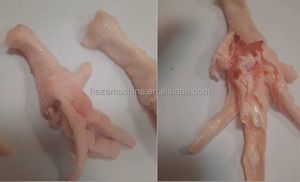 Otomatik tavuk ayak Deboner makinesi/tavuk pençeleri dondurulmuş tavuk ayak/tavuk ayak kemik kaldırma makinesi - Product Image 3