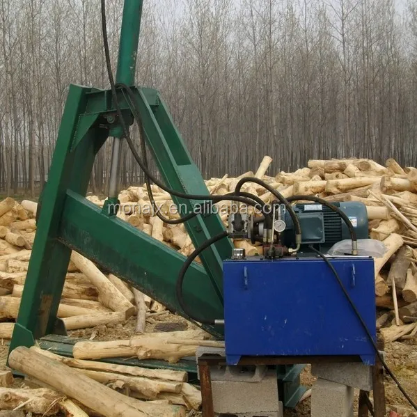 Idraulico taglio legno log e splitter made in China, meccanico log splitter for sale