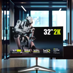 Precio de fábrica Monitor LCD de 27 pulgadas 2K HDR Respuesta rápida Negro Colorido para uso en escritorio Juegos deportivos electrónicos Nueva computadora - Product Image 5