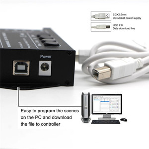 Контроллер времени для светодиодов, программируемый TC420 24 В/TC42 Wifi 20A RGB DC 12 В RGB для общей выходной 5 каналов общего анода - Product Image 6