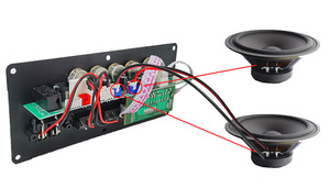 Custom 2CH Digital BT <strong>MIC</strong> <strong>Input</strong> Rechargeable 12V Karaoke Power Amplifier TF USB Mixer Audio Accessories Support Customization - Product Image 3