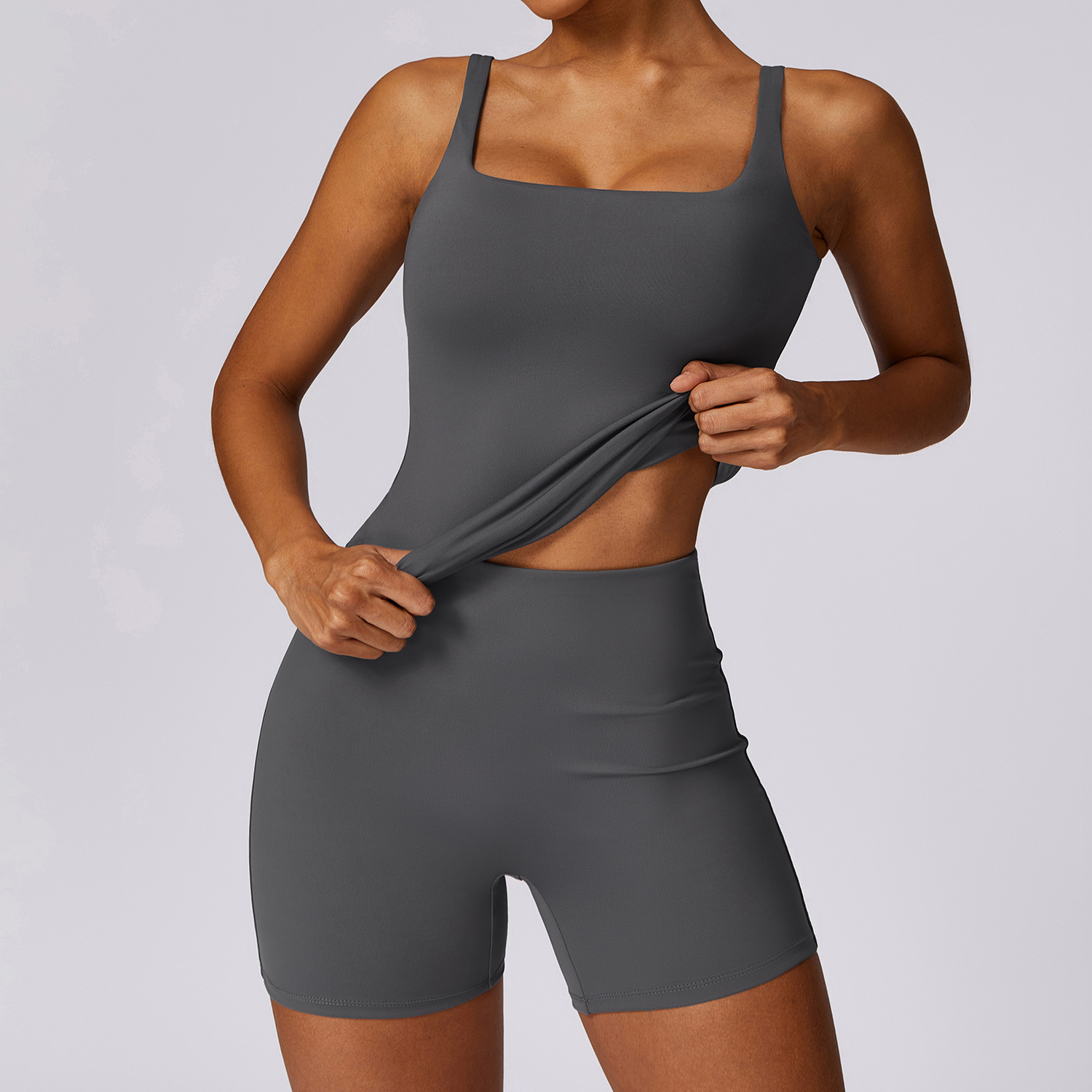 Débardeur et short, gris gratuit