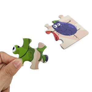 ידידותי לסביבה פאזלים מותאמים אישית חינוכי צעצוע עם ילדים ילדים ילדים פאזל חידות הדפסה