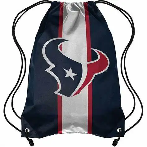 Mochila personalizada Houston Texans de bajo precio con mochila de gimnasio con logotipo de equipo