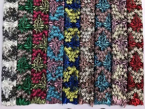 Nhà máy bán Ghana ren vải partyfashion Ren Vải bán buôn thêu ren vải - Product Image 2