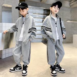12岁男童秋季背心套装新款儿童两件套衣服100% 棉格子夏季 - Product Image 2
