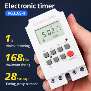 KG316S ad alto carico 30A 220V 7 giorni settimanali digitale illuminazione elettronica intervallo Timer interruttore 1 secondo potenza uscita diretta - Product Image 3