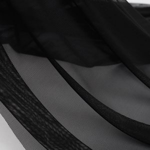 Tela de malla elástica de 4 vías para vestido, lencería de LICRA y poliéster suave transparente - Product Image 4