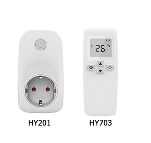 RF Wireless <span class=keywords><strong>Digital</strong></span> TUYA WIFI Plug temperatura controlador controle remoto instalação simples de termostato