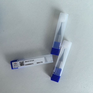 ZCC GM-4F-D1.0-G High-Speed Carbon Steel CNC End Mill <strong>Cutter</strong> 6mm Shank Diameter <strong>50mm</strong> Altin/Tin Coated for CNC Router