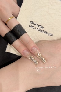 Zengin kızı serisi 10-Color oje jel altın gümüş Sequins süper Bling UV jel