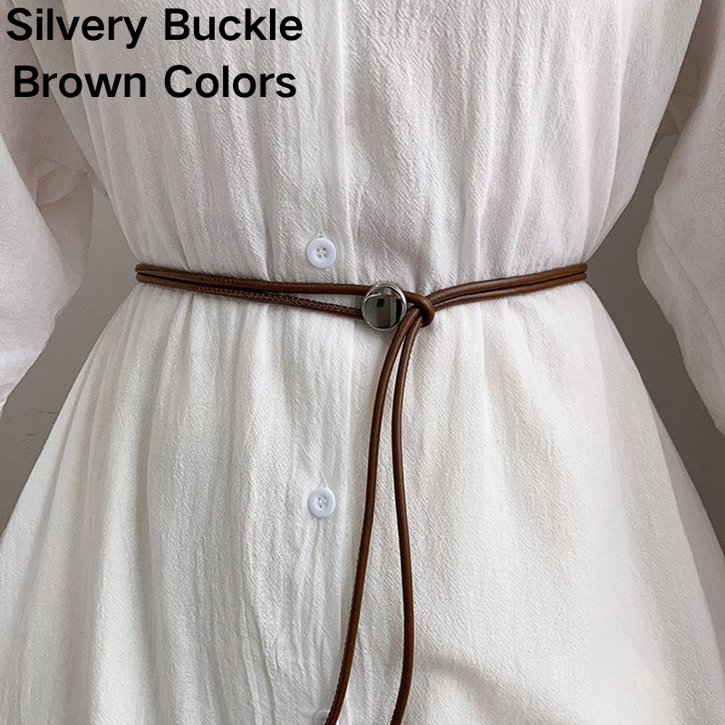 Boucle marron-argent