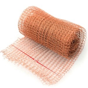 Weave Brass/Red Copper Metal Knitted Mesh for Gas-Liquid <strong>Filter</strong> <strong>Demister</strong> to Prevent Snails From Crawling