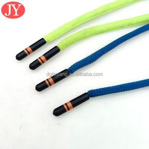 Oval yarım yuvarlak spor ayakkabı danteller Polyester kauçuk uçlu çizme bağcıkları ve koşu ayakkabıları için Metal ipuçları ile Hoodie dizeleri - Product Image 5