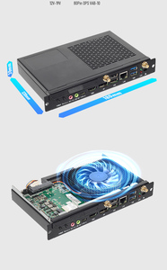OPS Industrial Embedded Box PC 8G 256G SSD Digital Signage Computer Support-Buchse Intel 11. I3/I5/I7 CPU 5K Display - Product Image 4