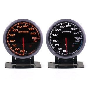 60MM Black Face 50-150C Light Peak <strong>Function</strong> Oil <strong>Temperature</strong> Gauge Car Meter Oil Temp Gauge With <strong>Sensor</strong> - Product Image 3