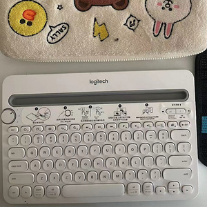 Comoda e compatta tastiera Multi-dispositivo Bluetooth 10.16 pollici Logitech K480 parte del Computer