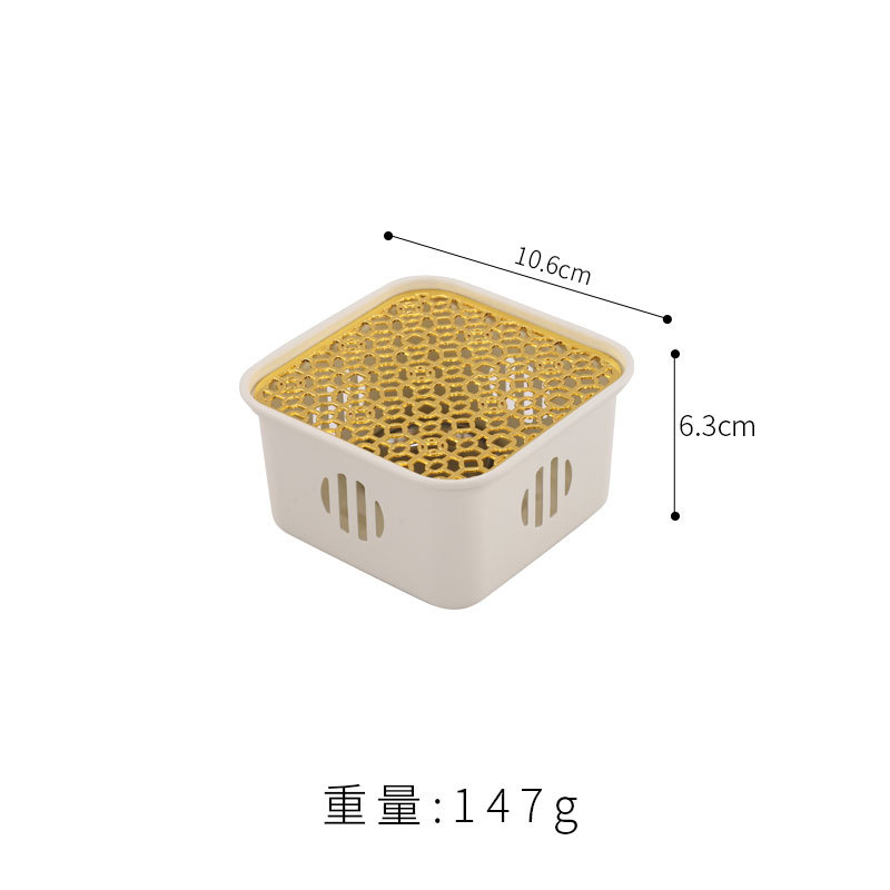 Square tea warmer (white)