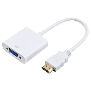Hot Selling HD Male <strong>to</strong> <strong>VGA</strong> Female Video Converter Adapter 1080P HDTV <strong>to</strong> <strong>VGA</strong> Adapter with 3.5mm Jack Audio - Product Image 5