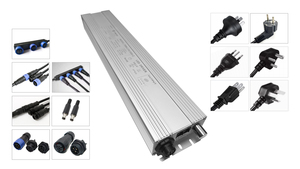 Controlador LED 100W Transformador LED resistente al agua Entrada universal Salida de bajo voltaje con salida de EE. UU. UE Reino Unido SAA Enchufe para farola - Product Image 2