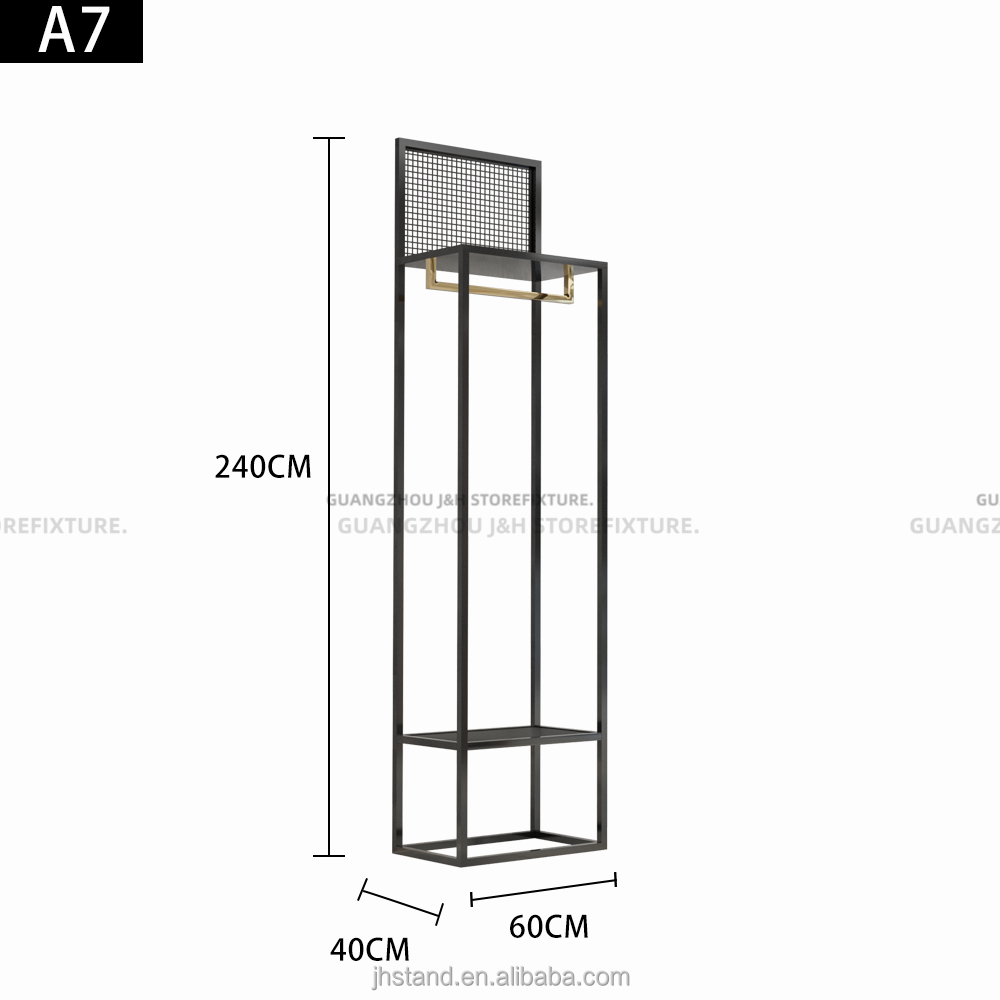 A7-Metal frame + Oro In Acciaio Inox Appendiabiti